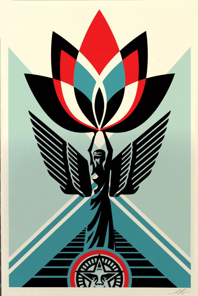 Obey | Shepard Fairey: Lotus Angel