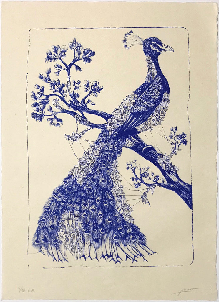 ARDIF - Japanese Peacock Mechanimal (lithogaphie)